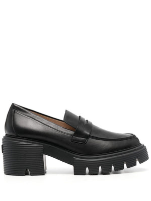 Soho Loafer - Black - Women's Moccasins with Platform by Stuart Weitzman