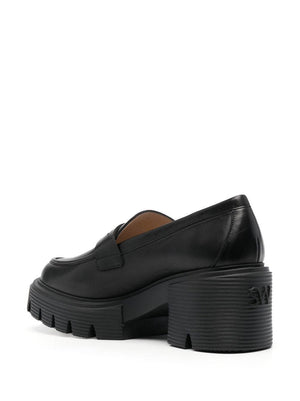 Soho Loafer - Black - Women's Moccasins with Platform by Stuart Weitzman