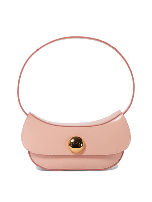 MARNI Butterfly Small Pink Leather Hobo Bag