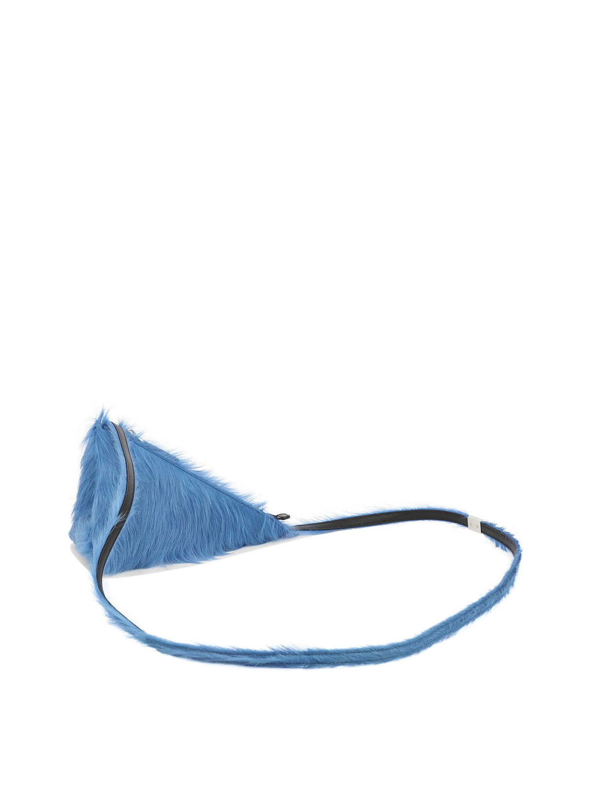 MARNI Men's Light Blue Leather Crossbody Bag for SS24