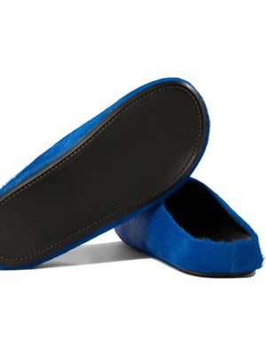 MARNI Luxury Leather Barefoot Slippers