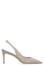 STUART WEITZMAN Feminine Sling Back Heels in Poudre for Fall/Winter 2023