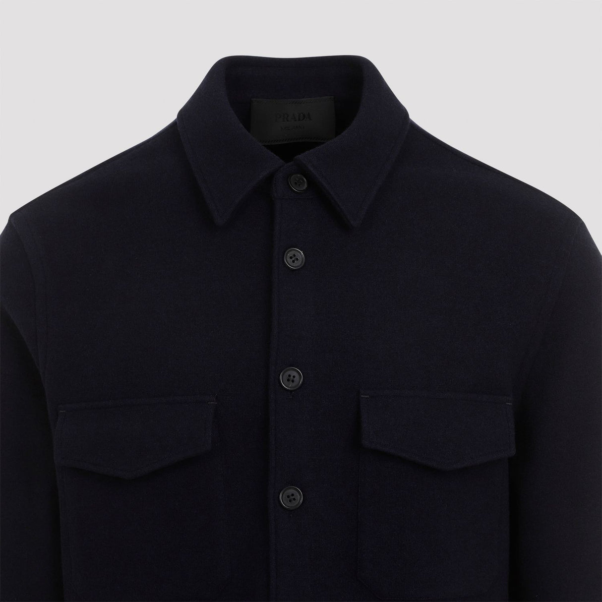 PRADA Luxury Cashmere-Wool Blend Shirt