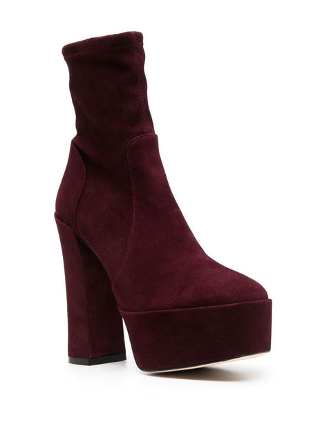 STUART WEITZMAN SUS-Suede Str Botin Heel | FW22