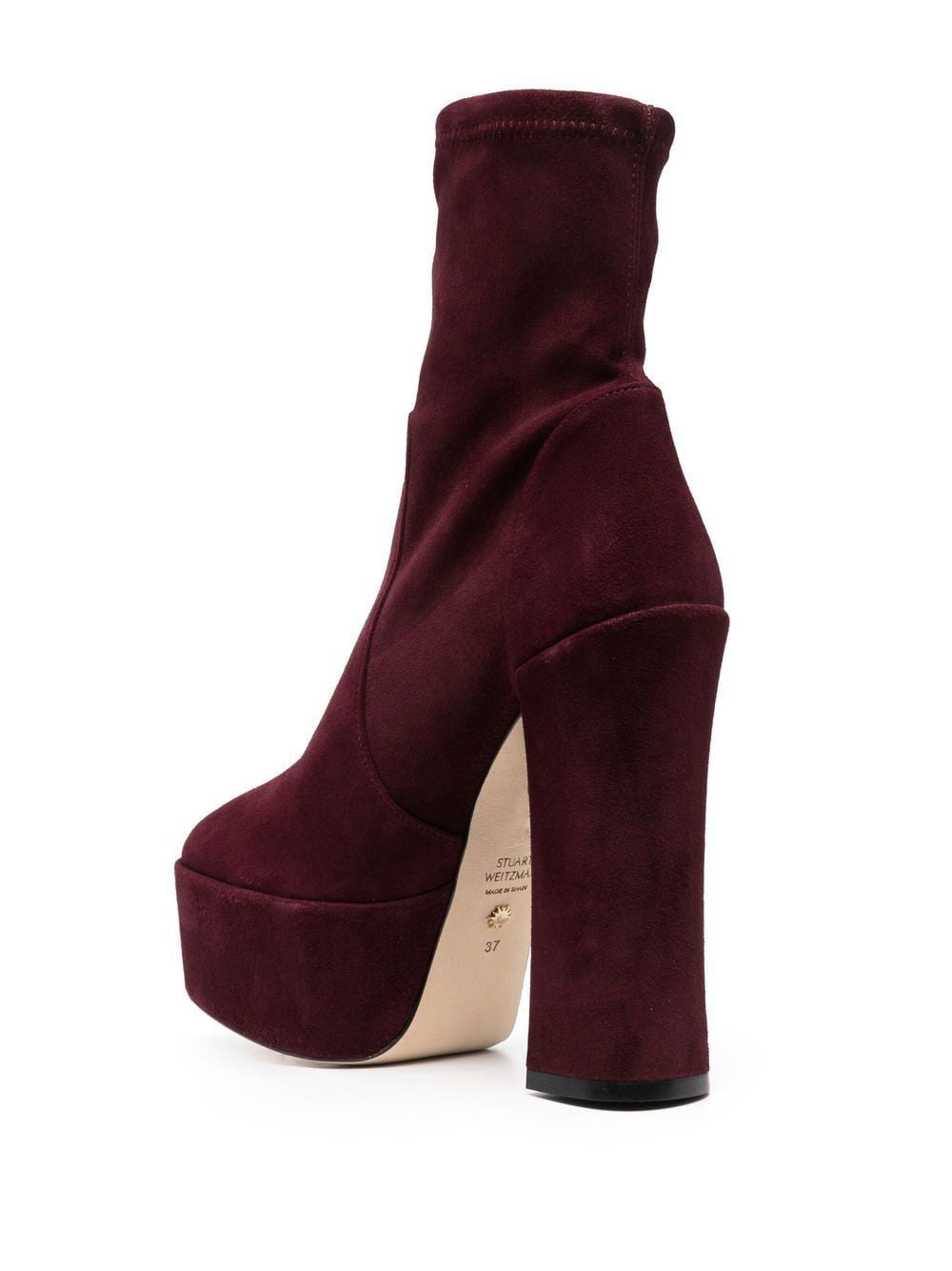 STUART WEITZMAN SUS-Suede Str Botin Heel | FW22