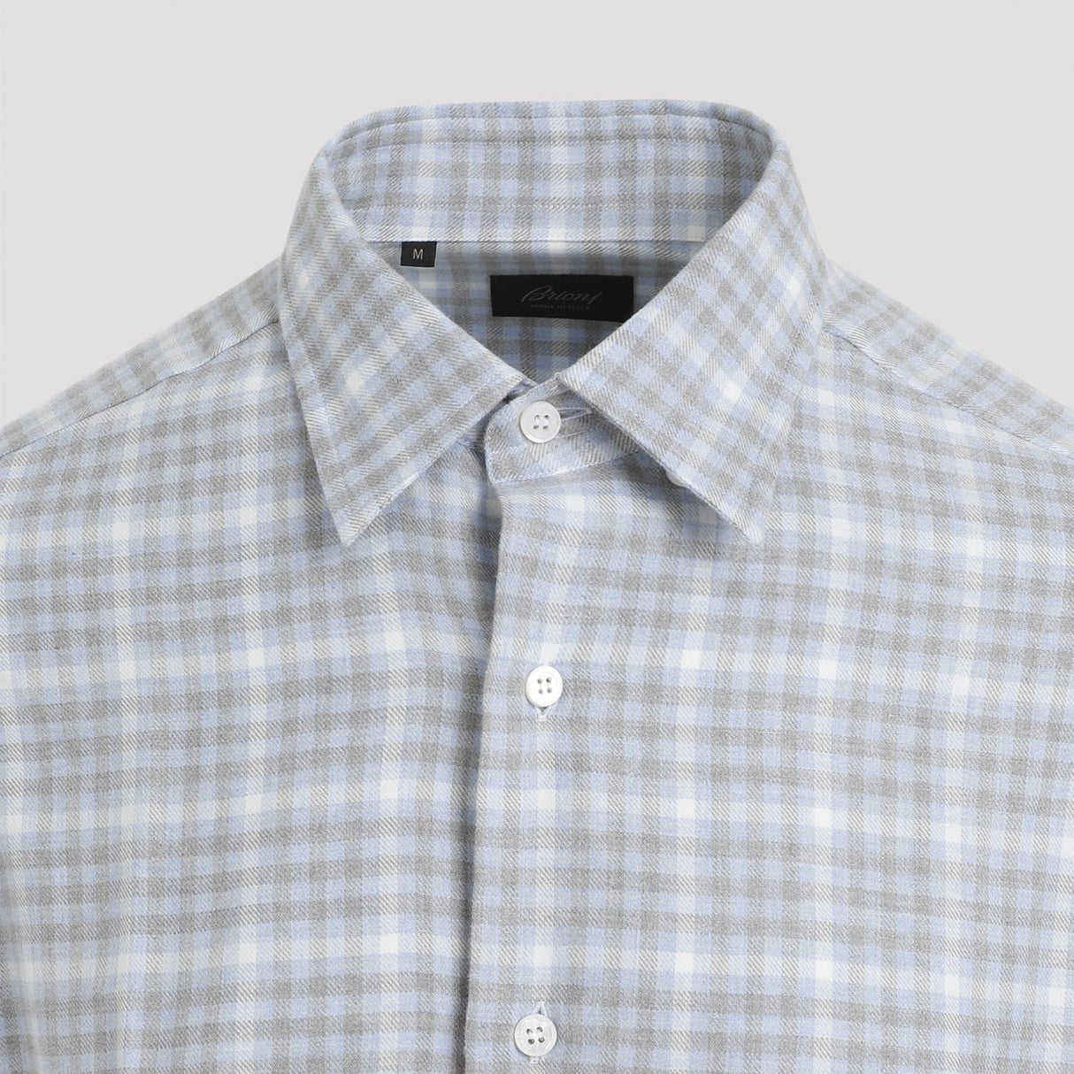 BRIONI Hidden Cotton Shirt for Men - Fall/Winter 2024