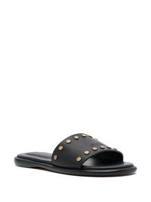 ISABEL MARANT Black Leather Sandals for Women - SS23 Collection