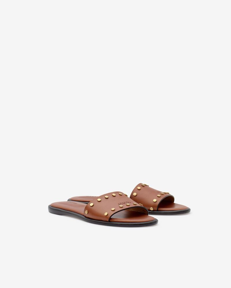 ISABEL MARANT Brown Leather Sandals for Women - SS23 Collection