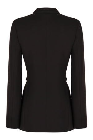 MAX MARA Elegant Bow Tie Front Blazer