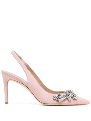 STUART WEITZMAN Elegant Crystal Ballet Pumps for Women in FW23