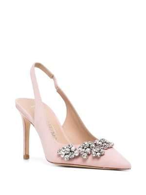 STUART WEITZMAN Elegant Crystal Ballet Pumps for Women in FW23