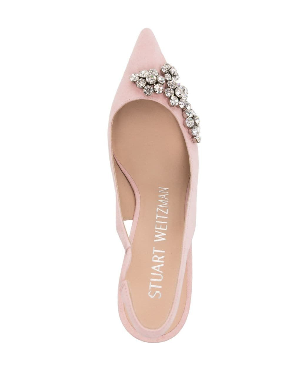 STUART WEITZMAN Elegant Crystal Ballet Pumps for Women in FW23