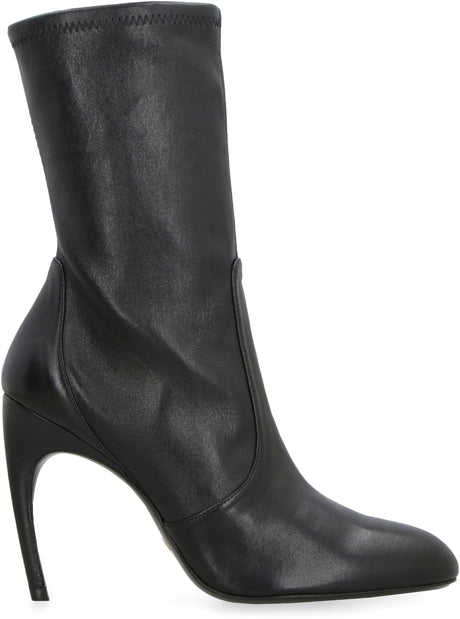 STUART WEITZMAN Luxecurve Leather Ankle Boots for Women