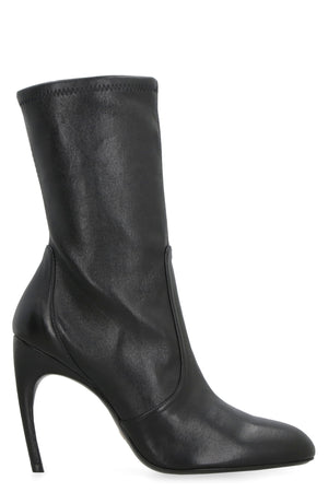 STUART WEITZMAN Luxecurve Leather Ankle Boots for Women