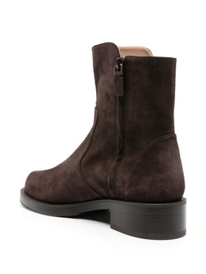 STUART WEITZMAN Stylish Brown Leather Boots for Women - Fall/Winter 2023 Collection