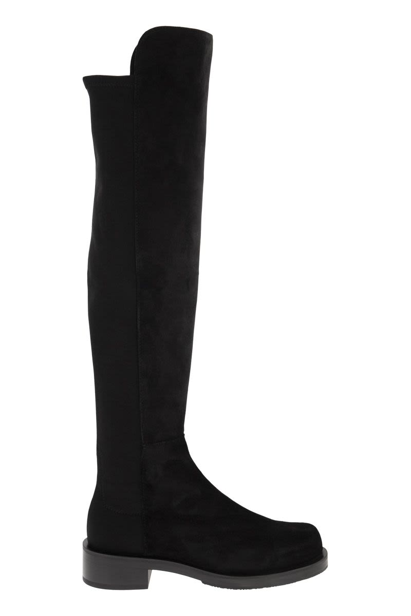 STUART WEITZMAN Bold Knee-High Boot with Elastic Band