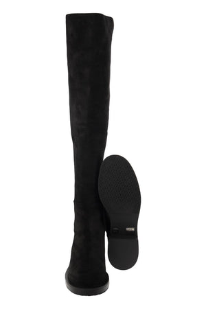 STUART WEITZMAN Bold Knee-High Boot with Elastic Band