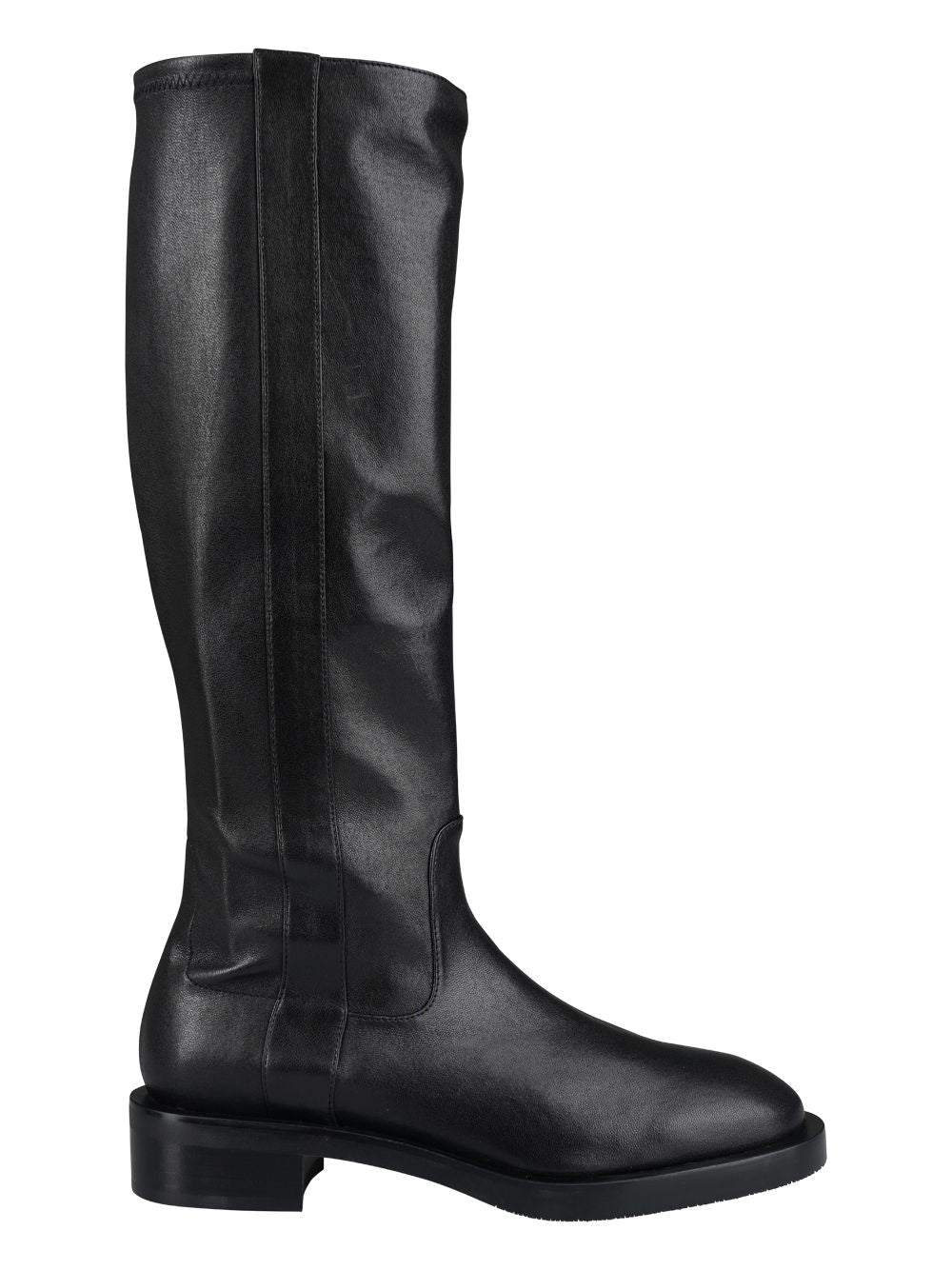 Giày Boot Da Nữ Đen FW23