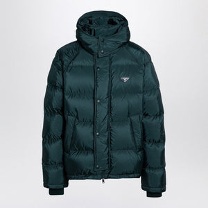 PRADA Recycled Nylon Hooded Jacket for Men - FW24