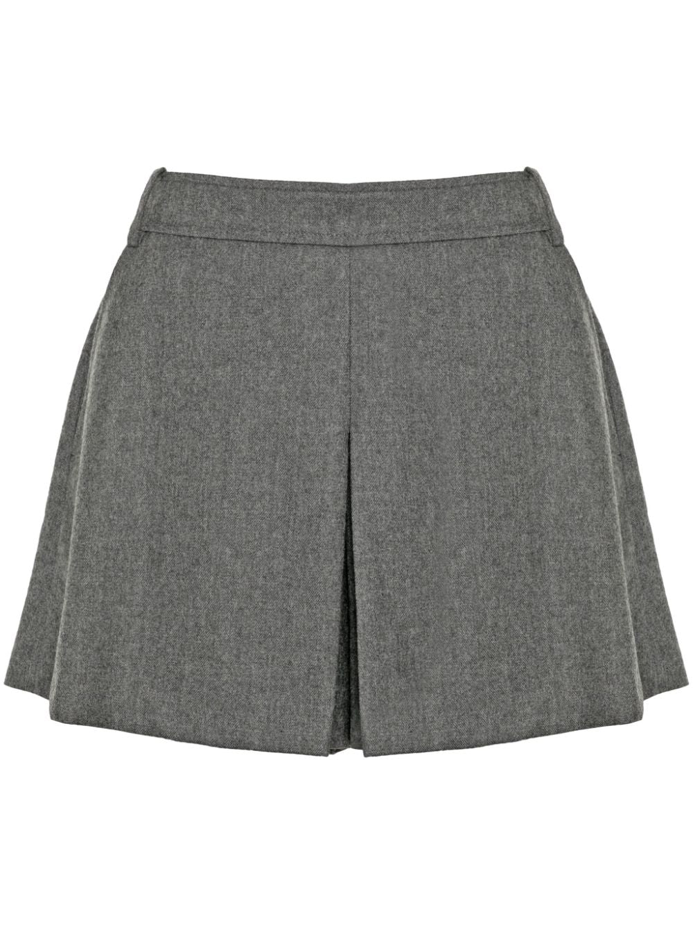 TOM FORD Elegant Grey Wool Mini Shorts