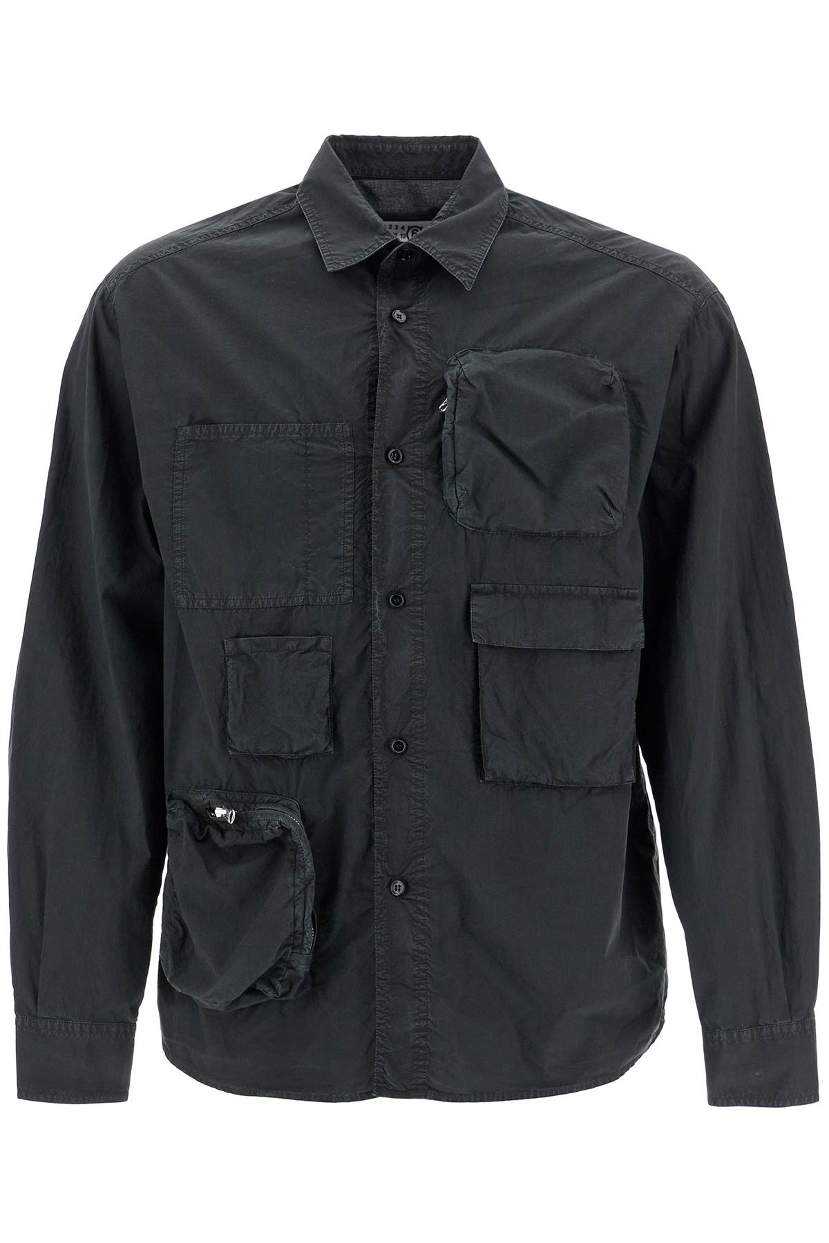 MM6 MAISON MARGIELA Utility Workwear Shirt for Men - Size IT 48