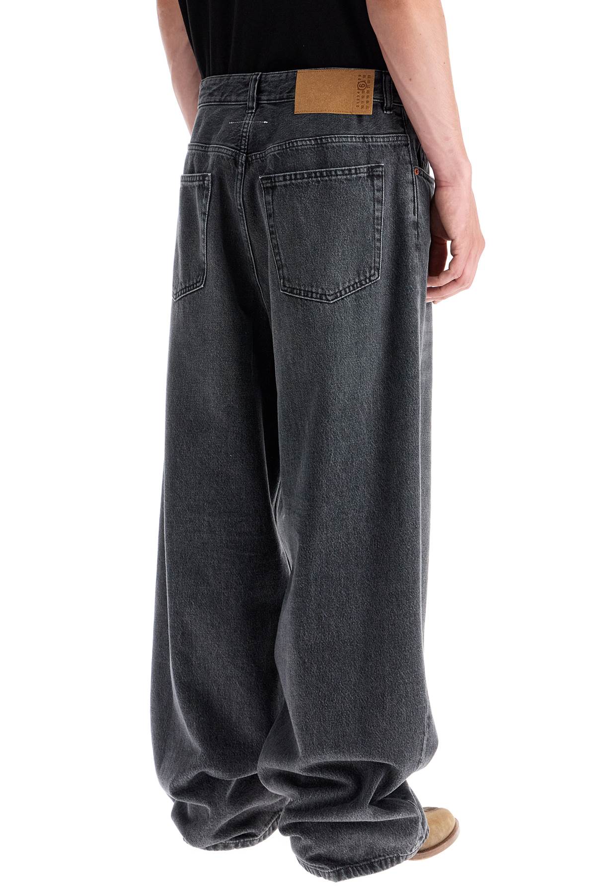 MM6 MAISON MARGIELA Oversized Frayed Front Jeans