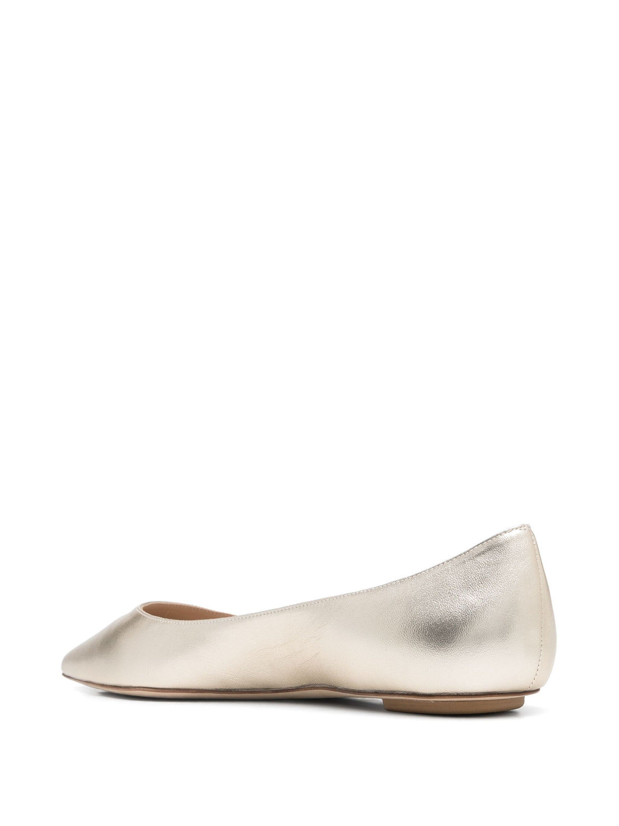 STUART WEITZMAN Emilia Metallic Ballerina Flats for Women