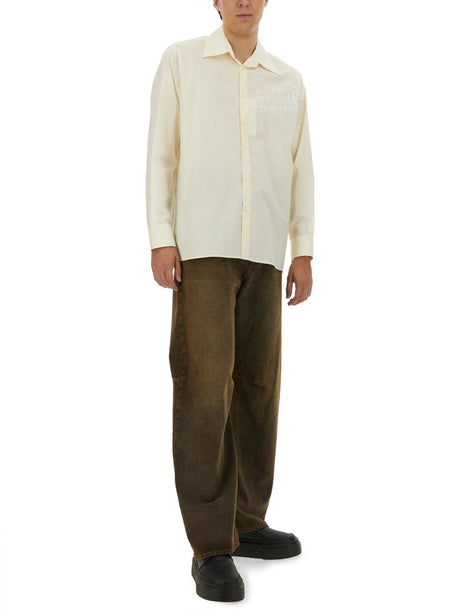 MM6 MAISON MARGIELA Classic Cotton Poplin Shirt - Size 48