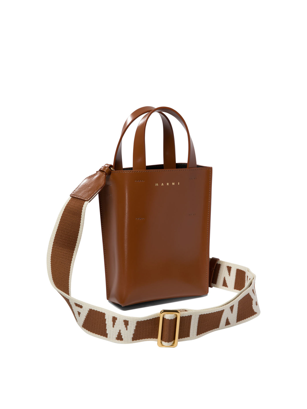 MARNI Mini Museo Nano Leather Handbag