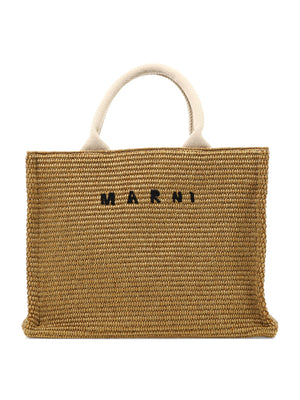 MARNI Raw Sienna Natural Tote Bag for Women