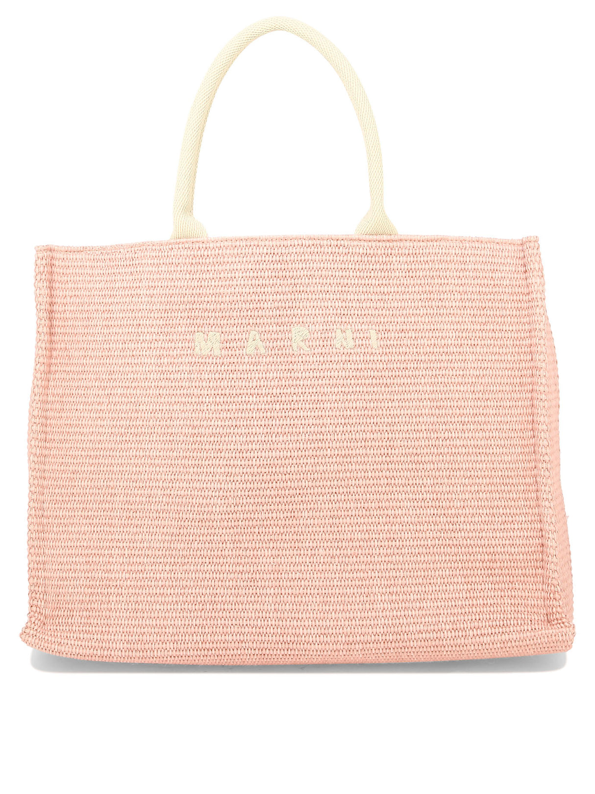 MARNI Elegant Pink Tote Handbag with Multiple Carrying Options