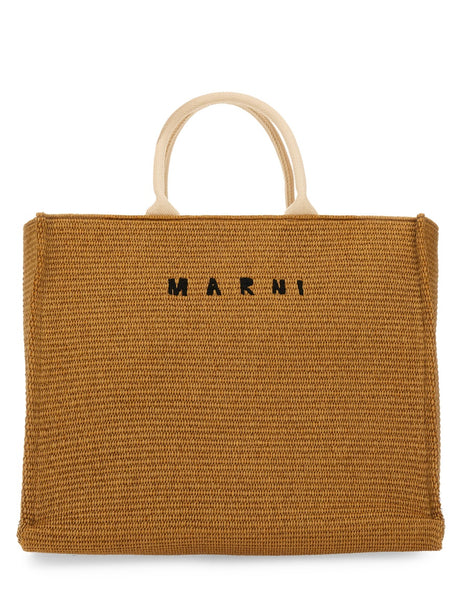 MARNI Large Rafia Tote Handbag for Women