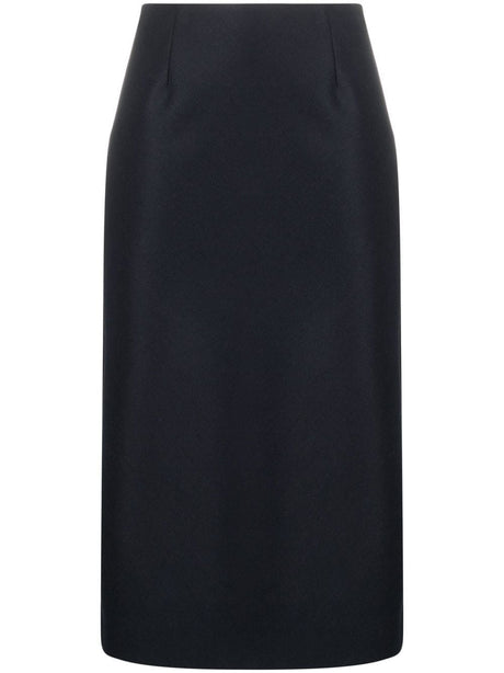 MAISON MARGIELA Chic Wool Straight Skirt