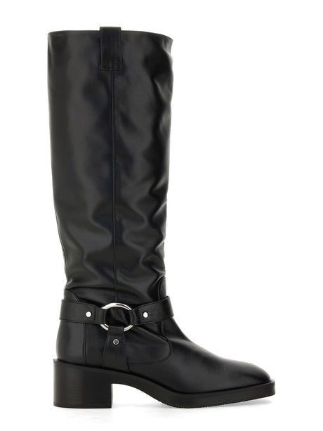 STUART WEITZMAN Elegant Leather Knee-High Boot