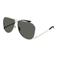 SAINT LAURENT Sleek Silver Metal Sunglasses