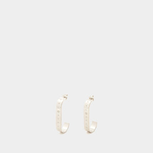 MM6 MAISON MARGIELA Sleek Silver Earrings for Women