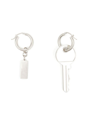 MM6 MAISON MARGIELA Tag and Key Statement Earrings