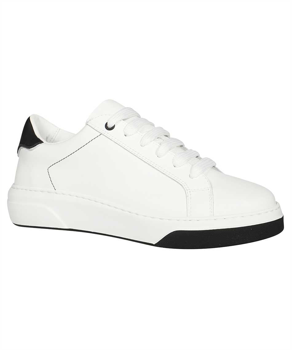 DSQUARED2 Men's White Leather Sneakers for SS23