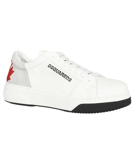 DSQUARED2 Men's White Low-Top Sneakers for SS23