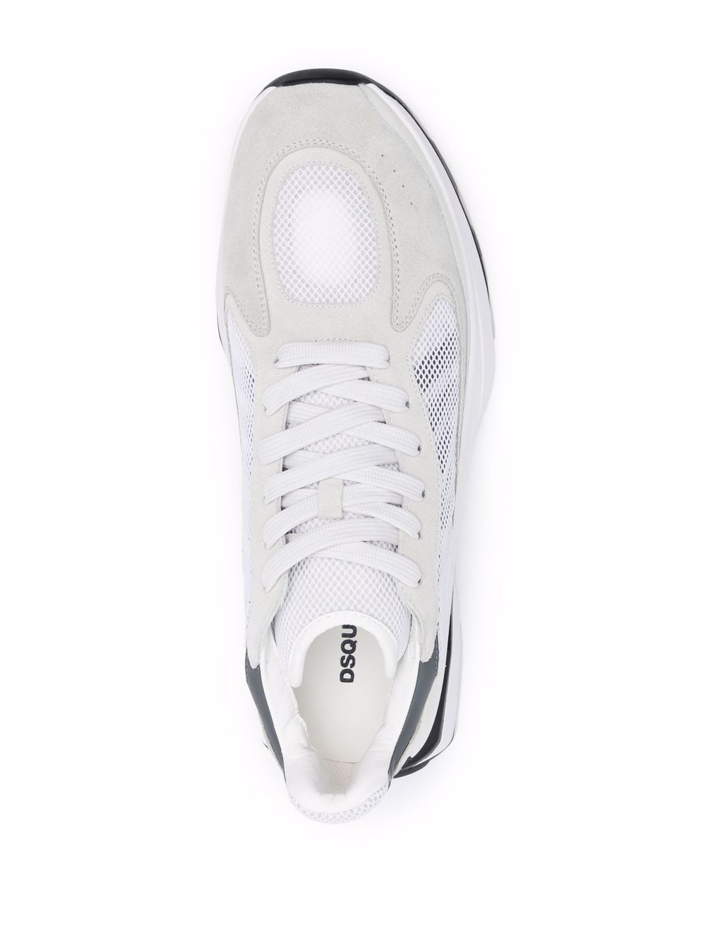 DSQUARED2 Men's Grey Leather Sneakers for SS22