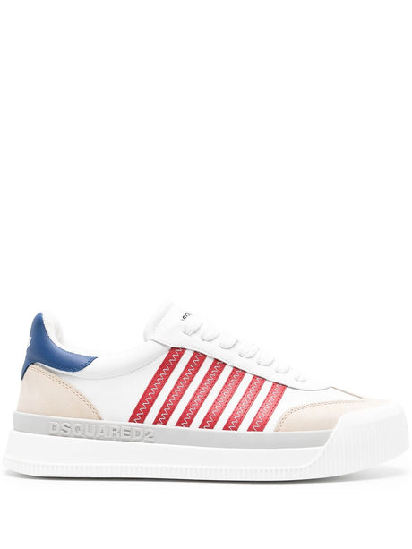 DSQUARED2 Premium Panelled Leather Sneakers