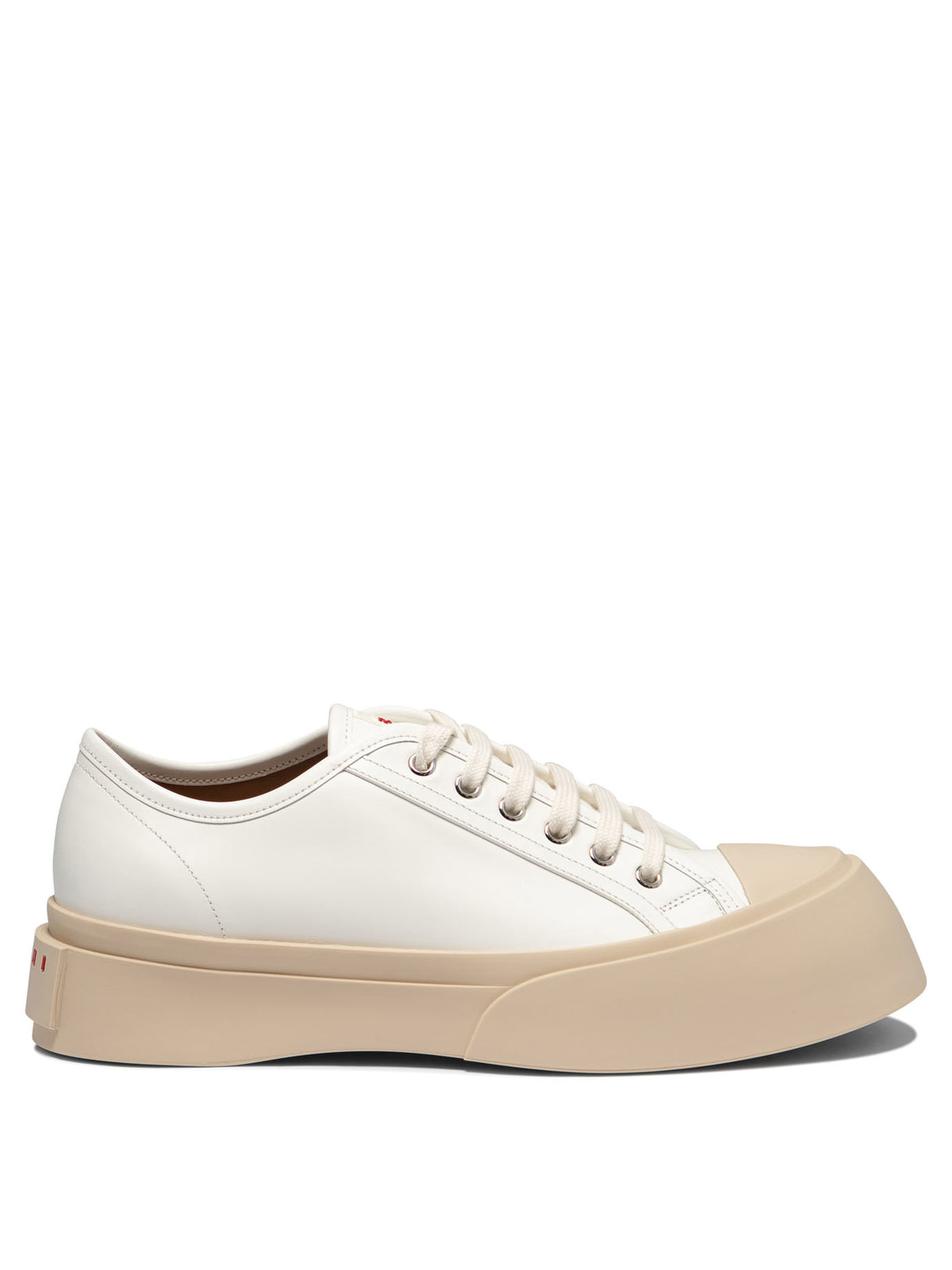 MARNI Stylish White Leather Sneakers for Men - FW24