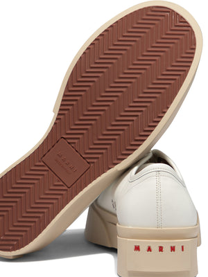 MARNI Stylish White Leather Sneakers for Men - FW24