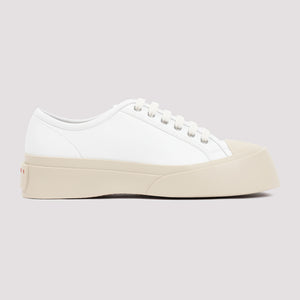 MARNI Modern and Stylish White Leather Sneakers for Men