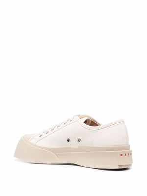 MARNI Stylish White Leather Sneakers for Men - FW24