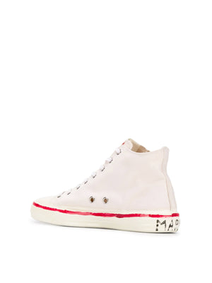 MARNI Graffiti Logo High-Top Sneakers for Men