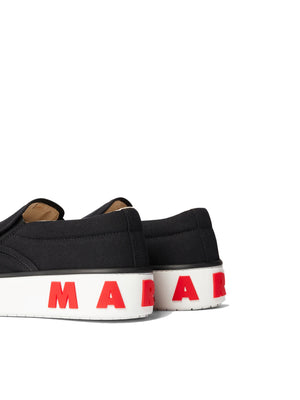 MARNI Men's Logo Slip-On Sneakers