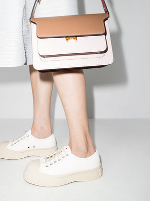 MARNI Lilywhite Corded Sneakers for Women - SS24 Collection