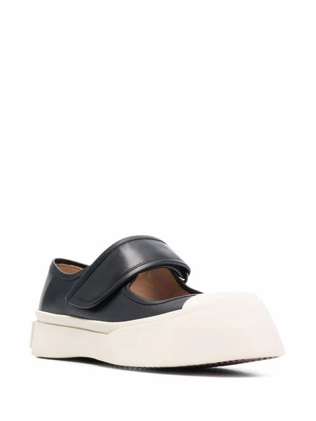 MARNI Classic Mary Jane Leather Sneakers for Women