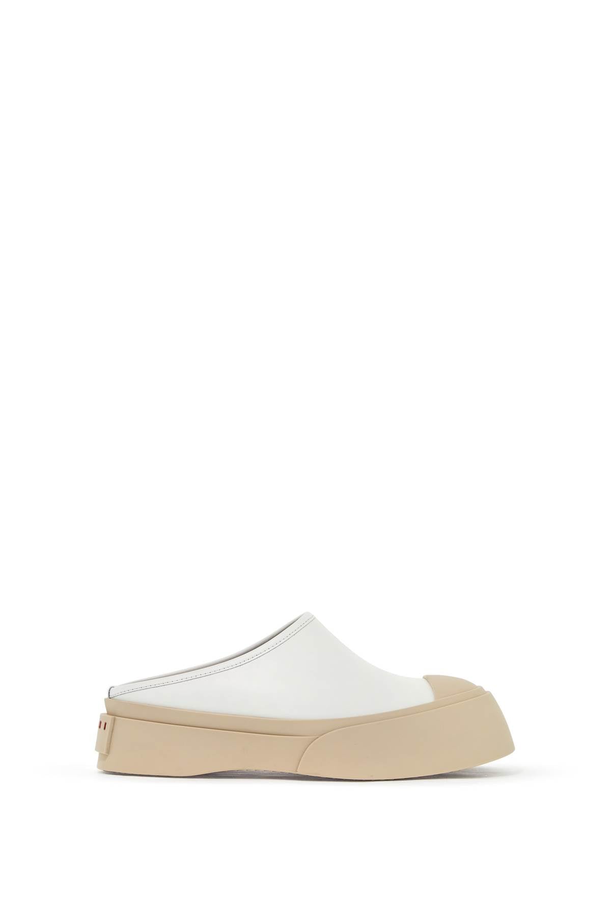 MARNI Chic Leather Flatform Clogs